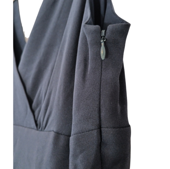 🎁 NWOT J. Crew Sophia Silk Dress. V-Neckline w/ Subtle Pleats on Front & Back - Picture 13 of 16